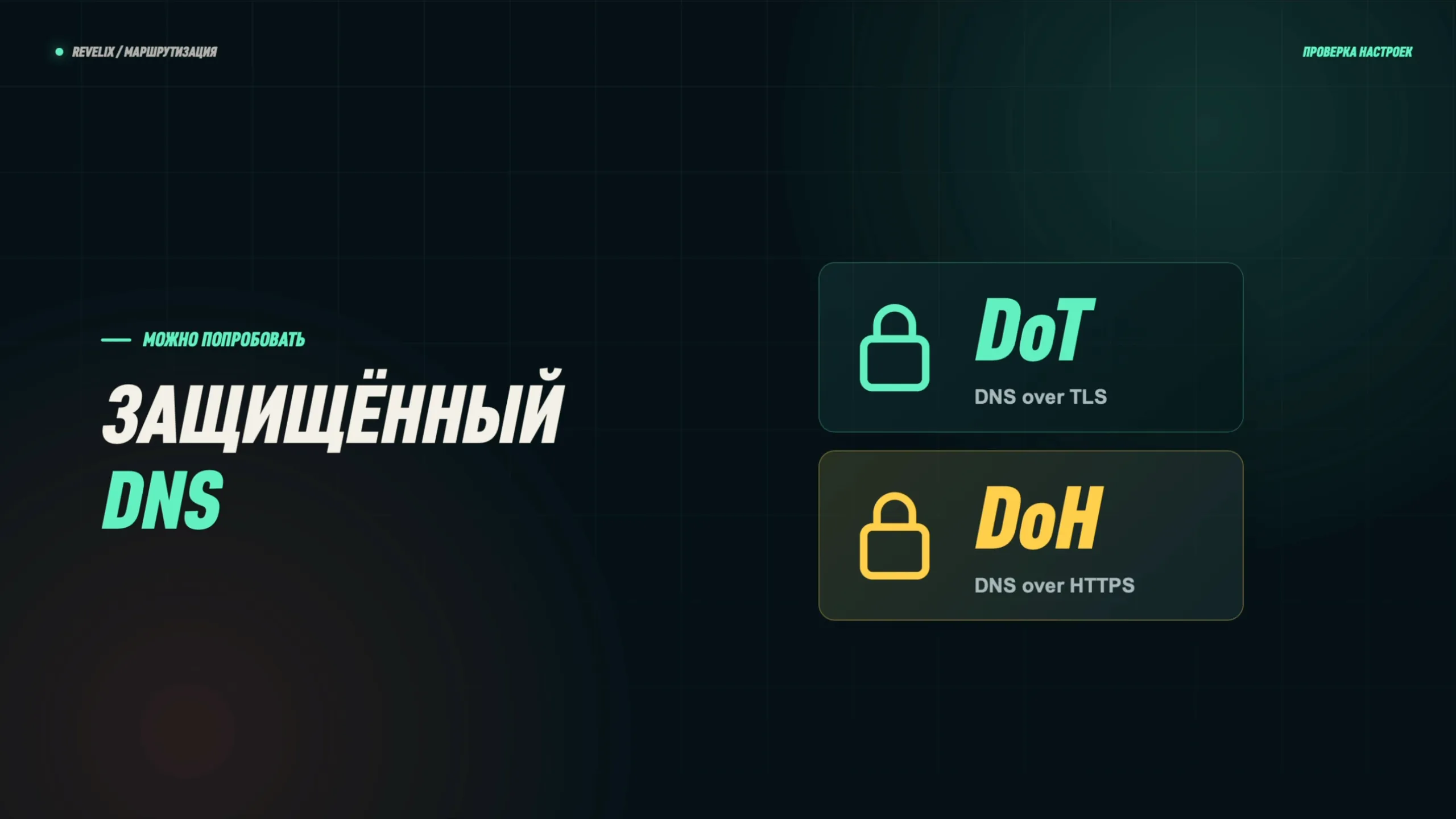 Защищённый DNS: DoT — DNS over TLS и DoH — DNS over HTTPS